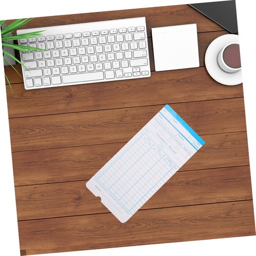 GANAZONO 100sheets Paper Attendance Cards Timecards for Employees Office Warehouse