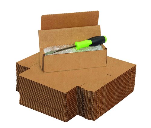 BOX USA Shipping Boxes Small 8"L x 6"W x 3"H, 50-Pack | Corrugated Cardboard Box for Packing, Moving and Storage