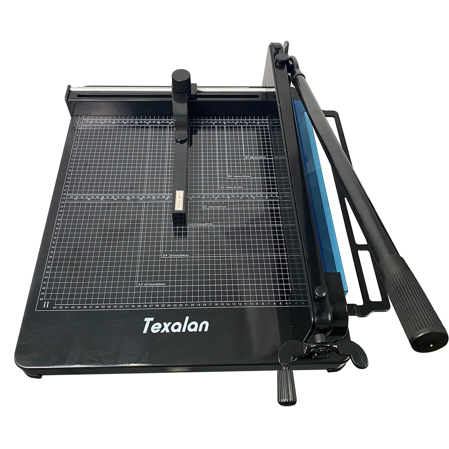 TEXALAN(R) Heavy Duty Guillotine Paper Cutter Black 400 Sheets Stack Paper Trimmer (A3-17'' Paper Cutter)