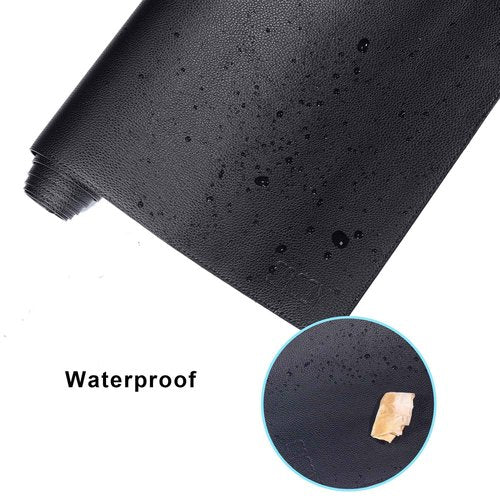 Cacoy 63x31.5 Inch Extra Large Desk Mat, PU Leather Desk Blotter Pad Protector, XXL Gaming Keyboard Mouse Pad for Computer, Waterproof Office Table Cover, Leather Desktop Mat for Home & Work, Black