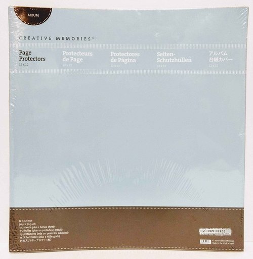 12X12 Creative Memories Page Protectors (Discontinued TRUE 12X12)