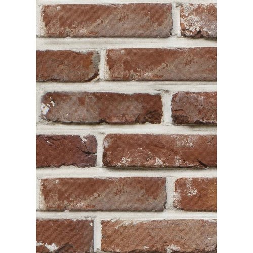 Teacher Created Resources Red Brick Better Than Paper Bulletin Board Roll, 4' x 12', 4 Rolls