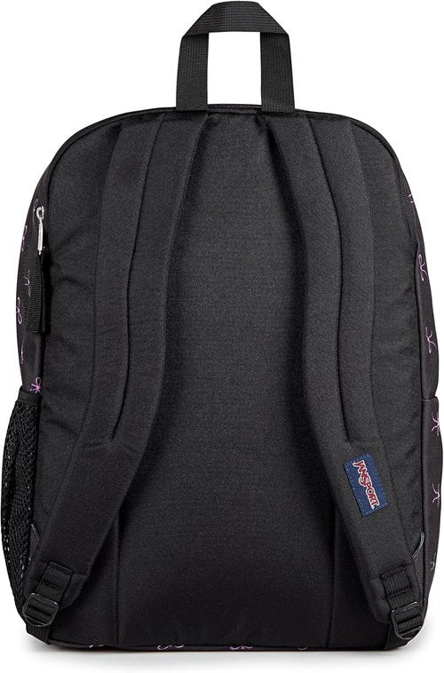 JanSport Laptop Backpack - Ergonomic Computer Bag with 2 Compartments & 15” Sleeve - Bad Bows Design