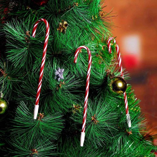 Outus 96 Pcs Christmas Candy Cane Pens Bulk Black Ink Ballpoint Pens for Gifts Xmas Holiday Stationery Supplies Present Christmas Party Carnival Prize Stocking Stuffers, Red