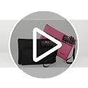 BARDOLPH Pink Small Money Bag with Lock - Double-Layer Cash Passport Notary Storage