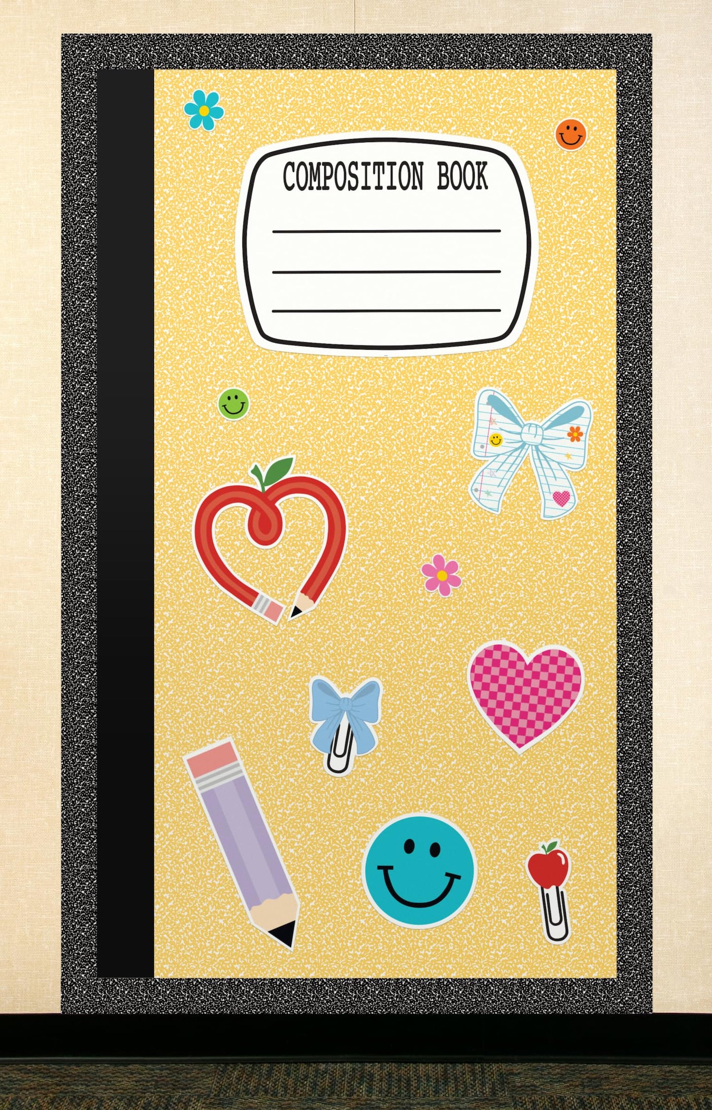 Teacher Created Resources Composition Yellow Better Than Paper Bulletin Board Roll (TCR77626)