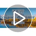 NUITPY 25 Pack Magnetic Sign Holders 8.5 x 11 Inches - Reusable Magnetic Display Frames