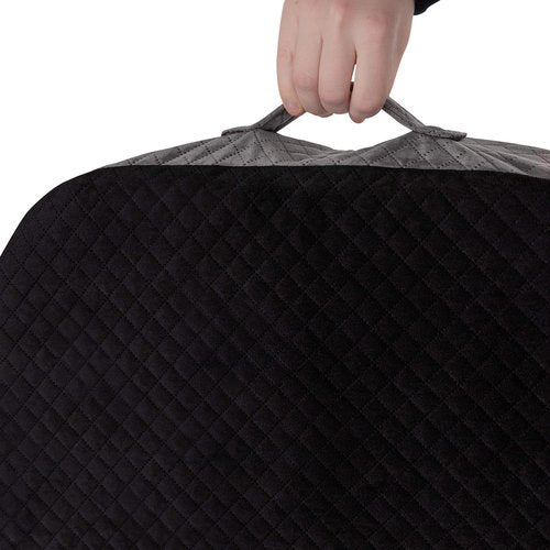 Kölbs Extra Large Seat Cushion, Stylish Plush Velvet Cover, X-Large Memory Foam for Office Chair, Floor Pillow, Cushion Back Pain Coccyx Pain Relief, Carry Handle (Extra Large)