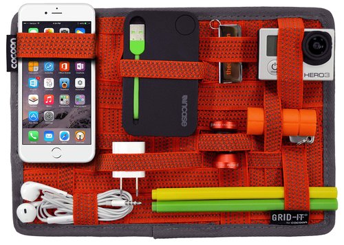 Cocoon CPG8RD GRID-IT!® 2013 Accessory Organizer - Medium 10.5" x 7.5" (Racing Red)