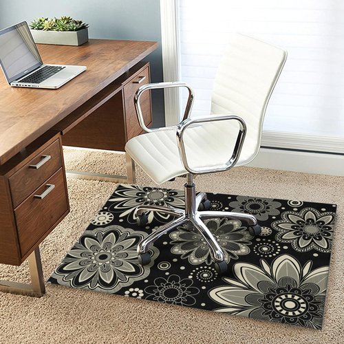 Chair Mat for Hardwood Floor at Home Office, Under Desk Chair Mat for Computer Gaming Chair Wheels Easy Rolling, Anti-Slip Washable Protection Mats 36"x48"