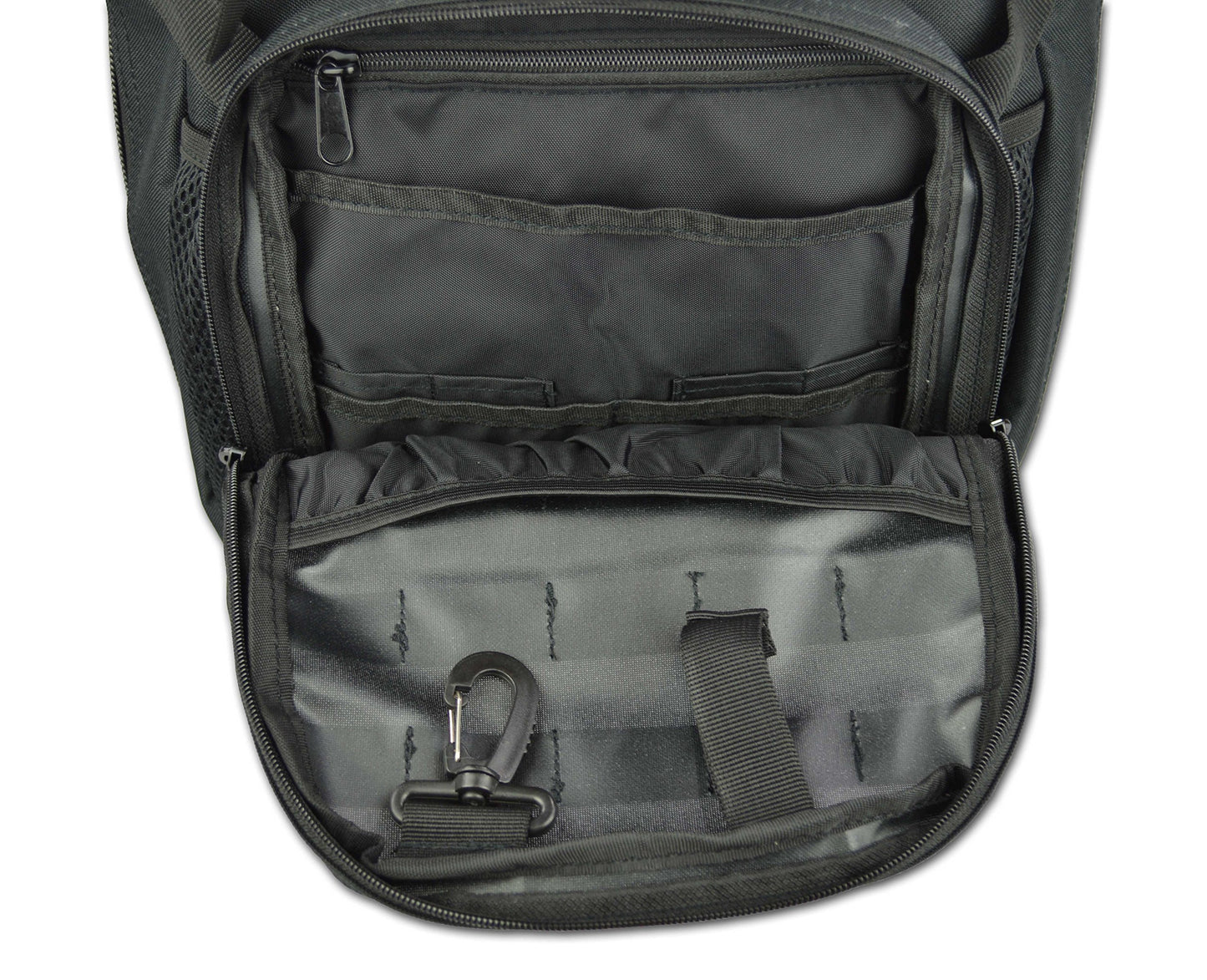 Lightning X Premium Tactical Medic Backpack w/Modular Pouches & Hydration Port (Stealth Black) Large