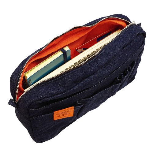Delfonics Inner Carrying Case: 10-1/2 in. x 7-1/4 in. (Dark Blue Jean) / Medium
