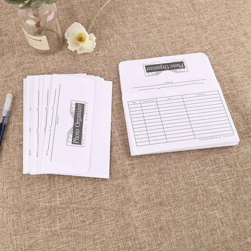 Lineco, Acid Free Photo organizer White File Envelopes 4x6 Inch, for Photos, Postcards, Greeting Cards (25/Pack, 4 Packs)