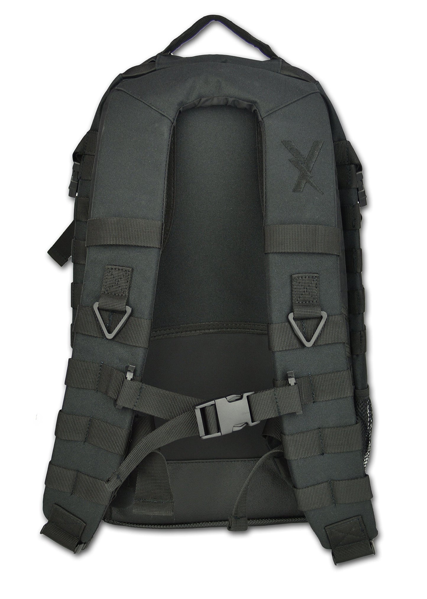 Lightning X Premium Tactical Medic Backpack w/Modular Pouches & Hydration Port (Stealth Black) Large