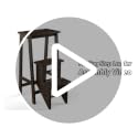 Costzon Brown 30" 3-Step Folding Stool with Handle, 3 in 1 Wooden Step Ladder