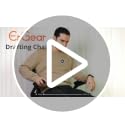 ErGear Drafting Chair Black with Footrest, Flip-Up Arms & Ergonomic Support