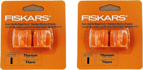Fiskars Titanium TripleTrack Replacement Cutting Blades - High Profile | 2 Pack