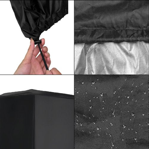 Musiin 15'' Outdoor Speaker Cover,Waterproof,Dust-Proof and UV-Proof Oxford Cloth,Bottom Drawstring Fastening Design,Suitable for Upright PA/DJ Speaker Protection Cover(2 Packs）
