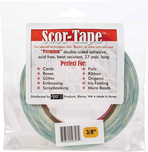 Scor-Pal Products Scor-Tape .375"X27Yd 10Pkg, 27yds 10 Pack