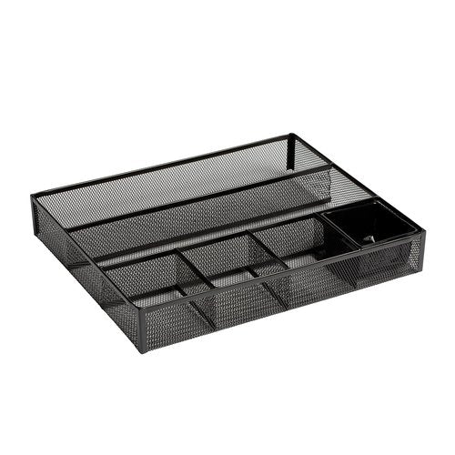 Rolodex Mesh Collection Drawer Organizer Black (22131)