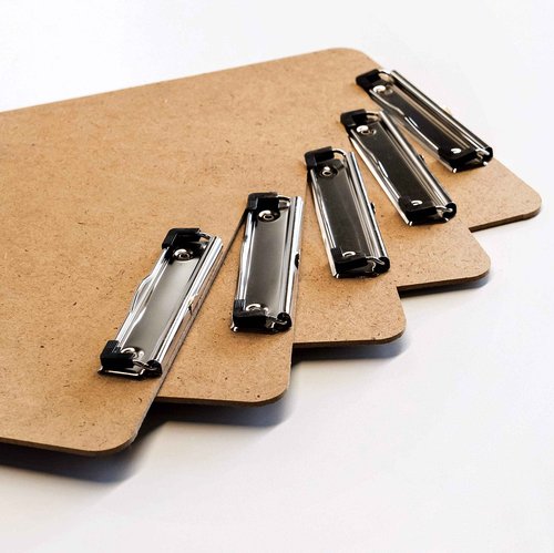 Bundle! Dry Erase Lapboards (30 Pack) + Brown Letter Size Clipboards (30 Pack)