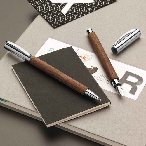 Faber-Castell Ambition Ballpoint Pen - Walnut Wood