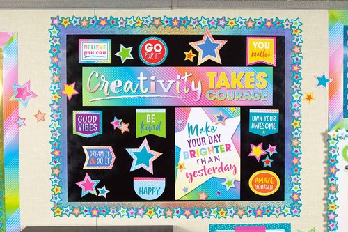 Teacher Created Resources Better Than Paper Bulletin Board Roll, Black - 77314 & White Wood Better Than Paper Bulletin Board Roll