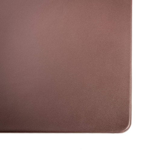 Dacasso Classic Leather Mat Desk pad, 34" x 20", Chocolate Brown