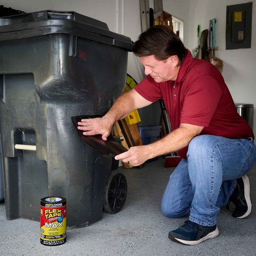 Flex Tape, MAX, Original Thick Flexible Rubberized Waterproof Tape - Seal and Patch Leaks, Works Underwater, Indoor Outdoor - Home RV Roof and Pool Repairs, Black, 8 in x 25 ft, Pack of 1