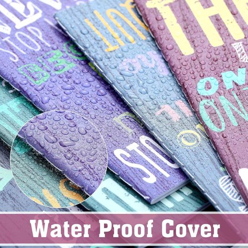 Inspirational Gifts Notepads Mini Motivational Journal Notebook Bulk Small Pocket Notepads for Office Home Church Christian Gift Supplies, 10 Styles(Vivid Style,100 Pieces)