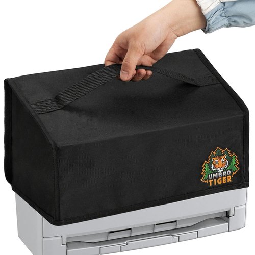 Umbrotiger Scanner Dust Cover for Fujitsu ScanSnap iX500 / iX1400 / iX1600 Color Duplex Image Scanner Waterproof Anti-Static Dustproof Cover, with Handle (300D Oxford Fabric) for Office and Home