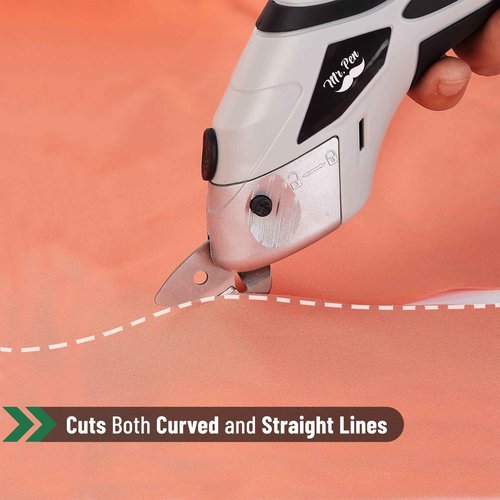 Mr. Pen- Electric Scissors with 2 Blades, 3.6V, Cordless Electric Scissors for Cardboard, Electric Box Cutter, Cardboard Cutter Electric, Electric Shears, Box Cutter Electric