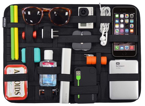 Cocoon CPG51BK GRID-IT!® Accessory Organizer - xLarge 11" x 15" Luggage Accessory (Black)
