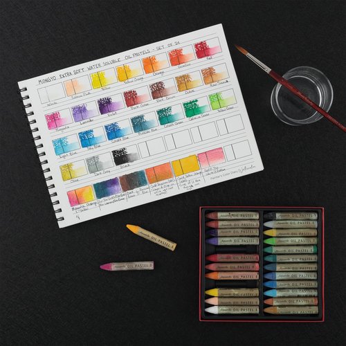 HG Art Concepts Painters Color Diary - 9x12 140lb Spiral-Bound Acid-Free Color Swatch Book with 10 Pages for Watercolor & Mixed Media - 2 Pack