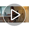 SONGMICS Tall Drafting Office Chair for Standing Desks, Ink Black, Ergonomic Lumbar Support