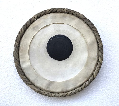 Professional Deluxe Quality 9 Inches Tabla Pudi Skin Head For Bayan Baneras Made
