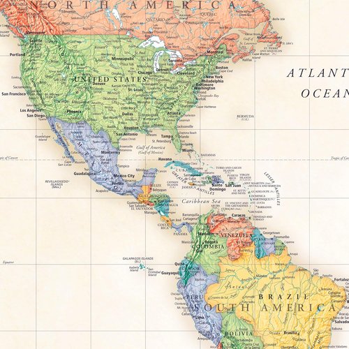 Rand McNally Classic Edition World Wall Map - Laminated & Rolled for Easy Display