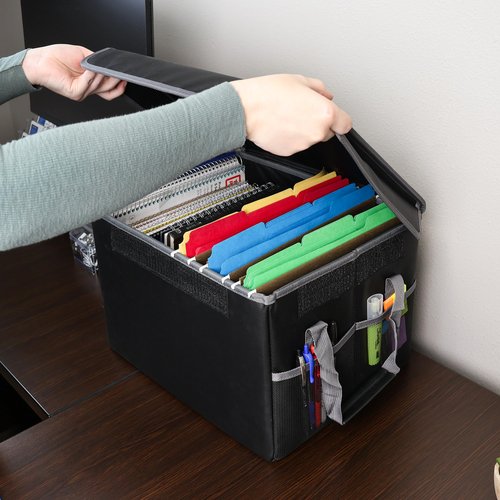 Creekview Home Emporium Emergency File Organizer Security Safe Lock Box - Fire Safe Boxes for Important Documents Money