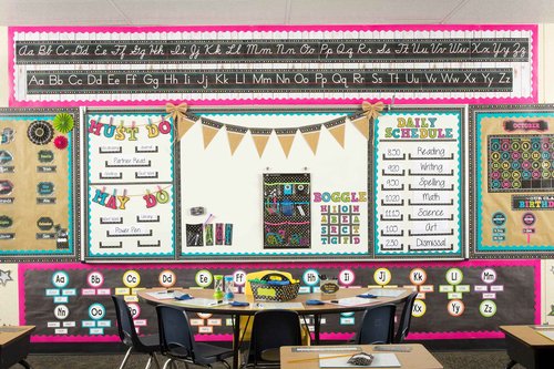 Teacher Created Resources Polka Dots Word Wall Bulletin Board Display Set (Pack of 2)