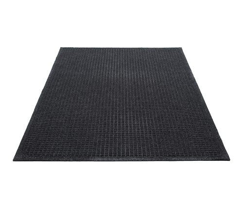 Guardian Floor Protection EG031004 EcoGuard Indoor Wiper Floor Mat, Recycled Plastic and Rubber, 3' Length, 10' Width, Charcoal