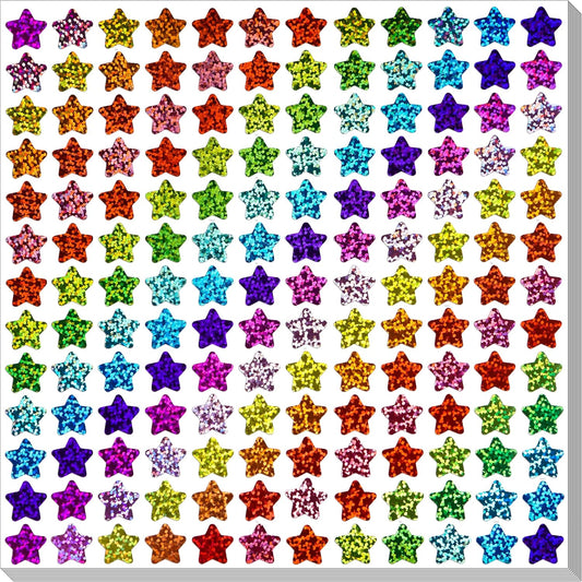 2340 Pack Holographic Star Stickers - Sparkly 0.6” Stars for Kids' Rewards | Classroom Supplies