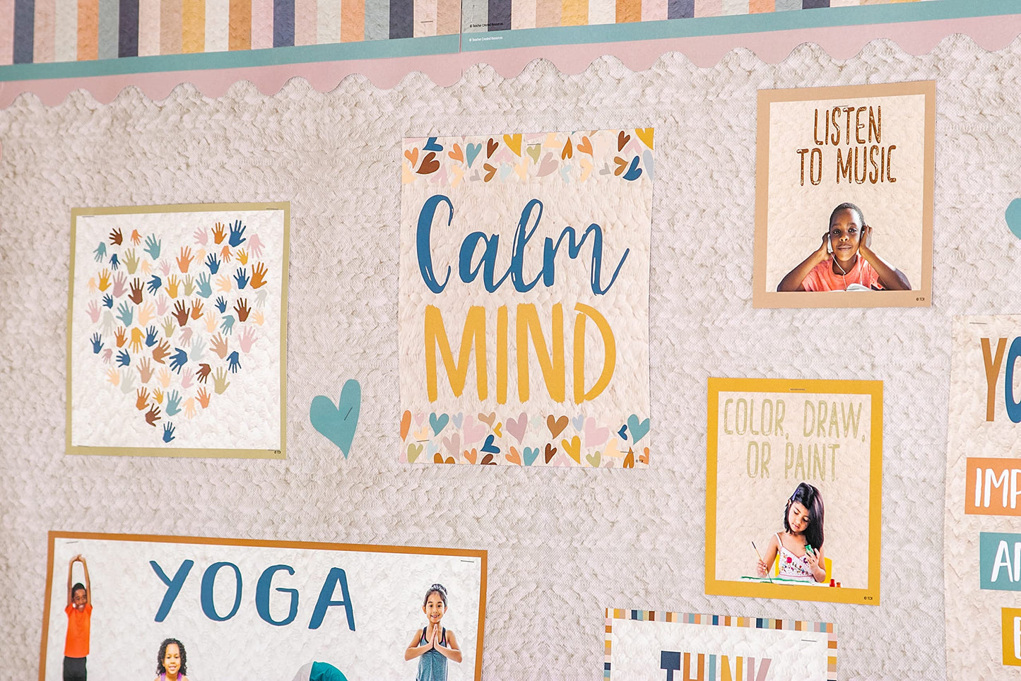 Teacher Created Resources Everyone is Welcome Calming Corner Bulletin Board (TCR7118)