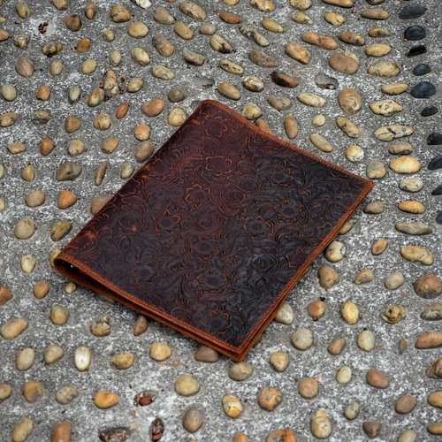 JJNUSA Leather Binder - Handmade 3 Ring Organizer Planner for A4 8.5" x 11" Notepad & Documents