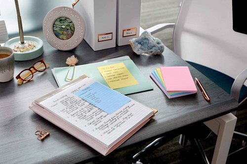 Post-it Notes, 4 in x 6 in, 5 Pads, America's #1 Favorite Sticky Notes, Marseille Collection, Pastel Colors (Pink, Mint, Yellow), Recyclable (660-5PK-AST) - Pack of 8