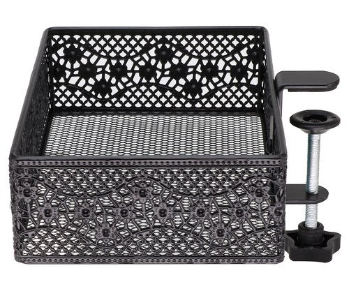 Aurynns Clip-on Drawer organizers,desk organizer,can be clipped around the table to store small items (black)