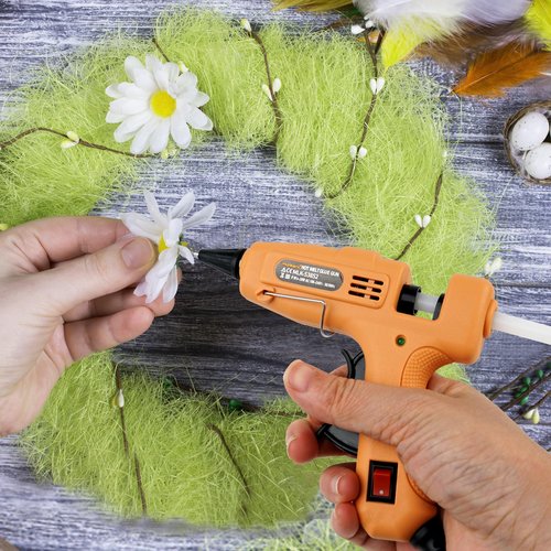 Mulwark Hot Glue Gun and Sticks Set - High-Temp Mini Glue Gun with 30 Glue Sticks - Perfect for DIY Crafts, Repairs, Home, Office & School Projects - 20W Premium Mini Hot Glue Gun