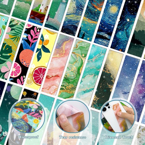 120PCS Calm Strips Sensory Stickers Anxiety Relief Items Textured Stickers Classroom Fidgets Teen Adult Relieve Stress Mental Health Strips (Combination)
