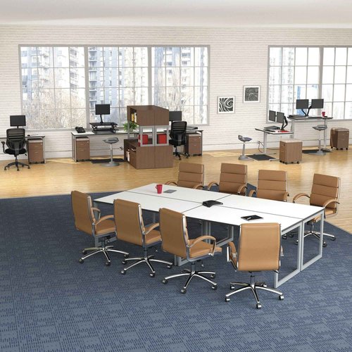Alera ALEAE23AFM AdaptivErgo 24 in. x 36 in. Anti-Fatigue Mat - Black