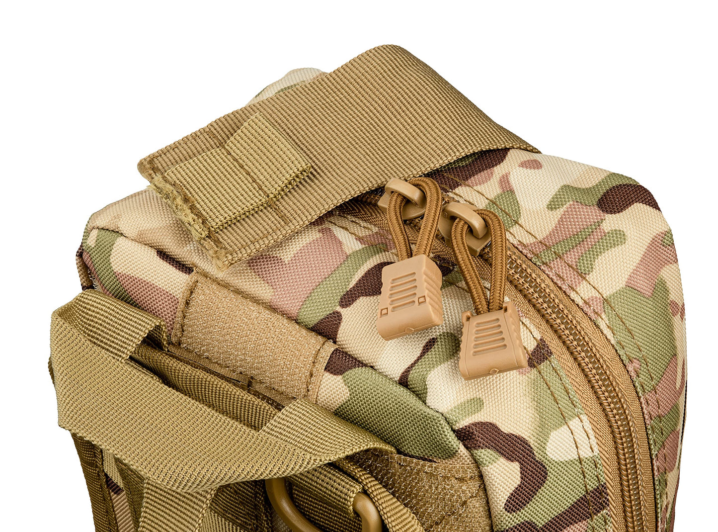 Scherber Premium IFAK Kit Trauma Pack Fully Stocked MOLLE Pouch w/CAT Tourniquet, HyFin Vent Chest Seal, & Israeli Bandage Trauma Kit for Emergency, Gunshot, Bleeding, & Major Wound Care (Camouflage)