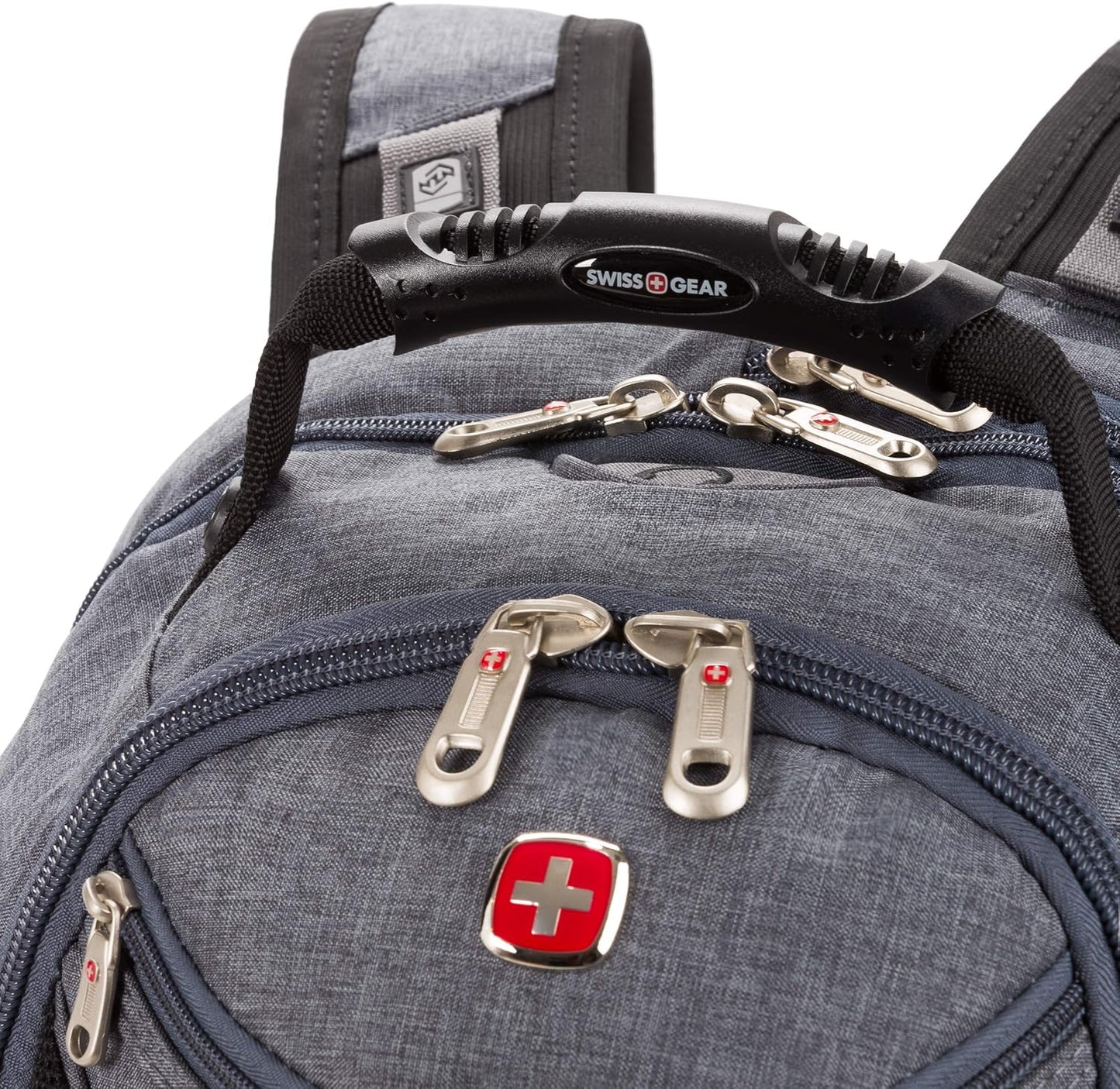 SwissGear 5977 Laptop Backpack - TSA Friendly Design for 17-Inch Laptops | Perfect for Travel & School - Grey